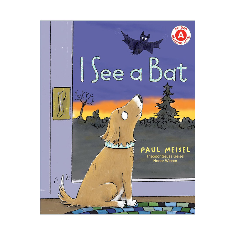英文原版 I See a Bat  I Like to Read  Level A 我看到了一只蝙蝠 企鹅兰登分级读物幼儿启蒙绘本 英文版 进口英语原版书籍