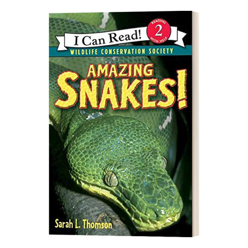 神奇的蛇 英文原版 Amazing Snakes! I Can Read系列 美国野生动物保护协会推荐 英文版 进口英语原版书籍