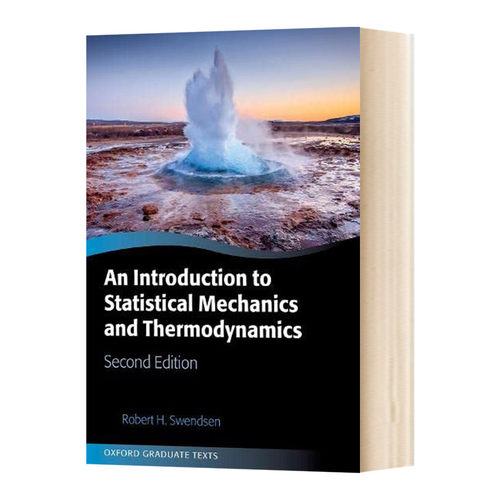 英文原版 An Introduction to Statistical Mechanics and Thermodynamics 统计力学与热力学概论 第二版 英文版 进口英语原版书