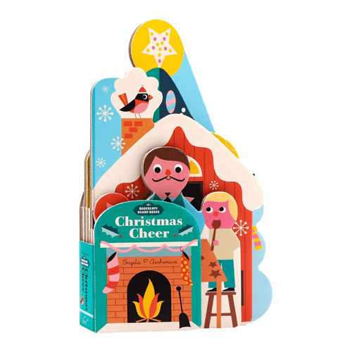 圣诞节 英文原版绘本 Bookscape Board Books Christmas Cheer 异形书 纸板书 低幼亲子 英文版 进口英语原版书籍