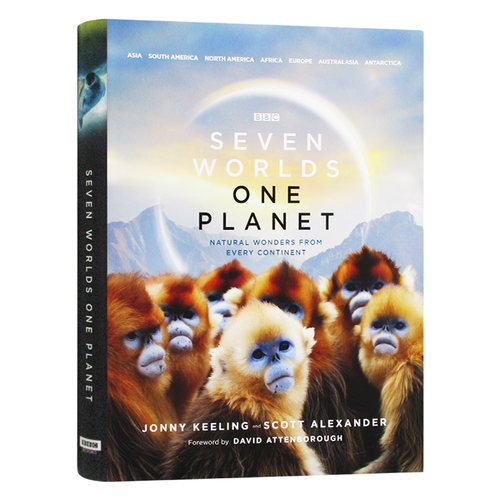 七个世界 一个星球 英文原版 Seven Worlds One Planet BBC纪录片 自然史 精装 英文版 进口原版英语书籍