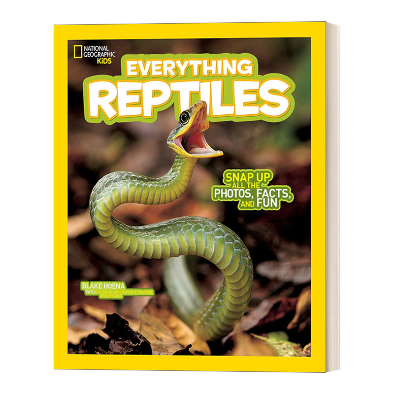 英文原版 National Geographic Kids Everything Reptiles 爬行动物 美国国家地理儿童科普百科 英文版 进口英语原版书籍