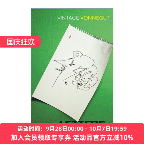 库尔特 英文原版 Kurt Vonnegut Letters 库尔特·冯内古特书信集 英文版 进口英语原版书籍