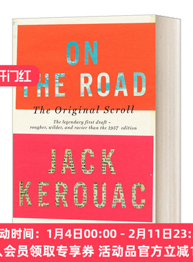 英文原版小说 On the Road The Original Scroll 在路上 企鹅经典豪华毛边版 Jack Kerouac 英文版 进口英语原版书籍