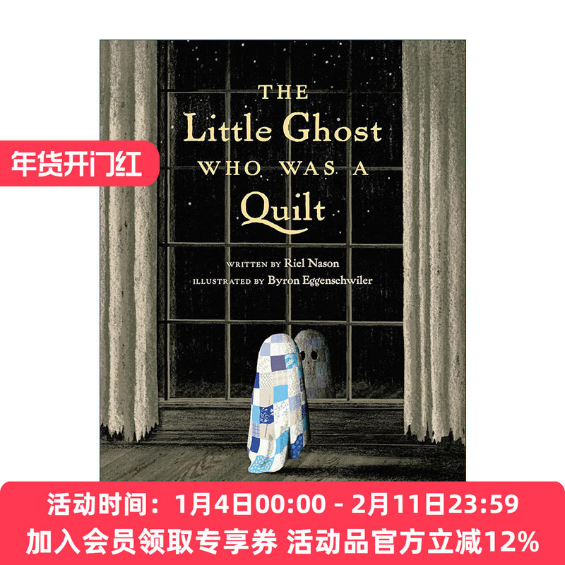 英文原版 The Little Ghost Who Was a Quilt 披着被子的小幽灵 儿童万圣节精装绘本 Riel Nason 英文版 进口英语原版书籍