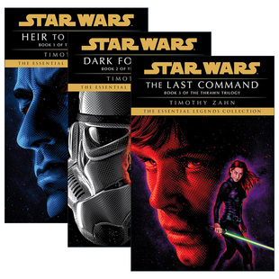 科幻小说 Wars Trilogy Thrawn 英文原版 星球大战 3册 英文版 套装 The 系列 索龙三部曲平装 书籍 进口英语原版 Legends Star