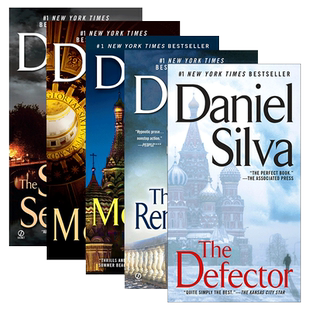 英文原版小说 Gabriel Allon 暗杀大师6-10册 Daniel Silva 死亡信使/秘密仆人/叛逃者 英文版 进口英语原版书籍