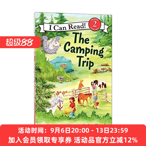 露营 英文原版 Pony Scouts The Camping Trip 小马童子军分级阅读 I Can Read 2 英文版 进口英语原版书籍