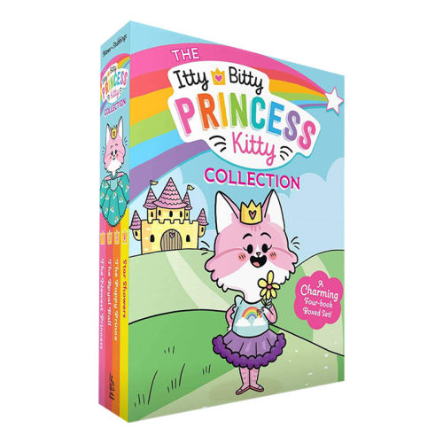 小猫公主系列1-4盒装 英文原版 The Itty Bitty Princess Kitty Collection 贝蒂和凯蒂 英文版 进口英语原版书籍