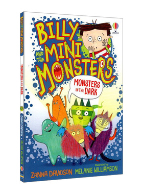 比利和迷你怪兽1黑暗中的怪兽 全彩 英文原版 Billy and the Mini Monsters Monsters in the Dark Usborne儿童幽默桥梁章节进口书