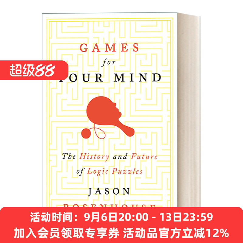 心灵游戏 英文原版 Games for Your Mind 逻辑谜题的历史与未来 精装 Jason Rosenhouse 英文版 进口英语原版书籍
