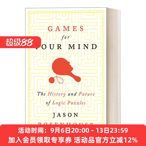 心灵游戏 英文原版 Games for Your Mind 逻辑谜题的历史与未来 精装 Jason Rosenhouse 英文版 进口英语原版书籍