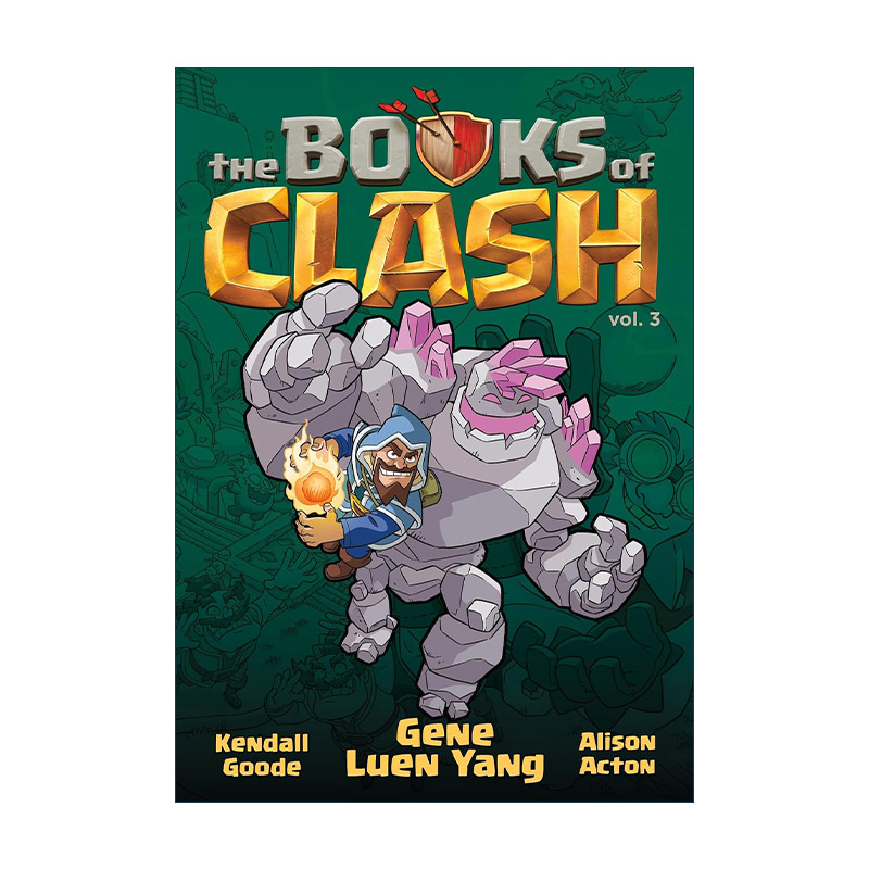 英文原版 The Books of Clash Volume 3 冲突之书3 青少年图像小说 部落冲突与皇室战争角色 英文版 进口英语原版书籍