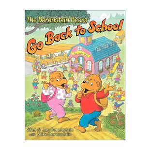 School The Back 英文原版 回学校 进口英语原版 Bears 英文版 Berenstain 书籍 贝贝熊绘本
