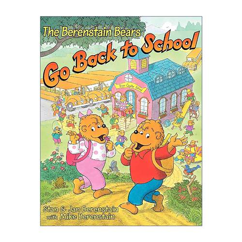 英文原版 The Berenstain Bears Go Back to School 回学校 贝贝熊绘本 英文版 进口英语原版书籍