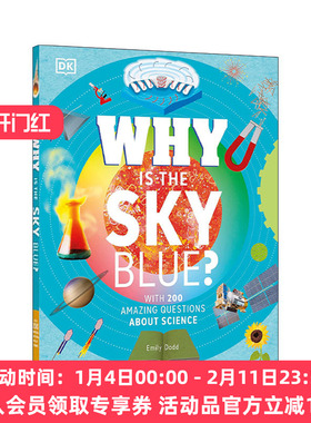 英文原版 Why Is the Sky Blue 天空为什么是蓝色的 200个关于科学的问题解答 精装 英文版 进口英语原版书籍