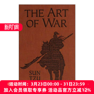 War 软精装 The 英文版 书籍 英文原版 Classics 孙子兵法 Art Word 皮质封面词云经典 第2版 进口英语原版 Cloud