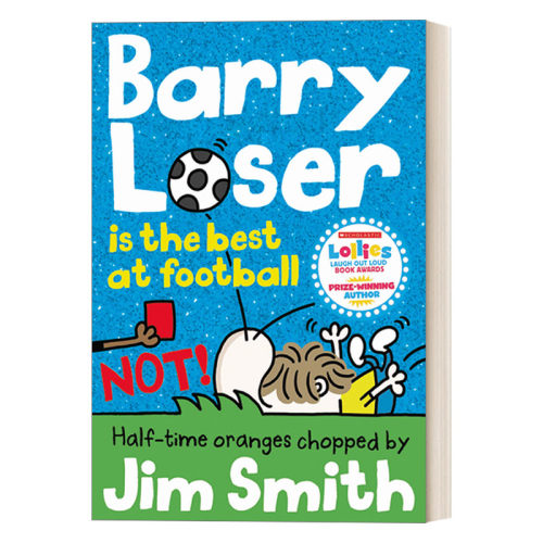 倒霉蛋巴里是足球健将 英文原版 Barry Loser Is the Best at Football Not! 不 倒霉蛋巴里幽默漫画小说 英文版 进口英语原版书籍
