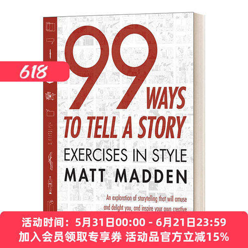 一个故事的99种讲法 英文原版 99 Ways to Tell a Story Exercises in Style 英文版 进口英语原版书籍