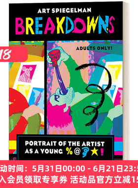 崩溃 英文原版 Breakdowns Pantheon Graphic Library 漫画 2022美国国家图书基金会终身成就奖 Art Spiegelman 英文版 进口书籍