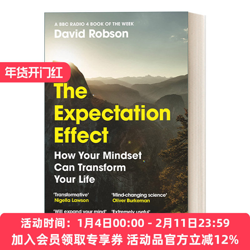 英文原版 The Expectation Effect 期望效应 好的心态改变你的生活 英文版 进口英语原版书籍