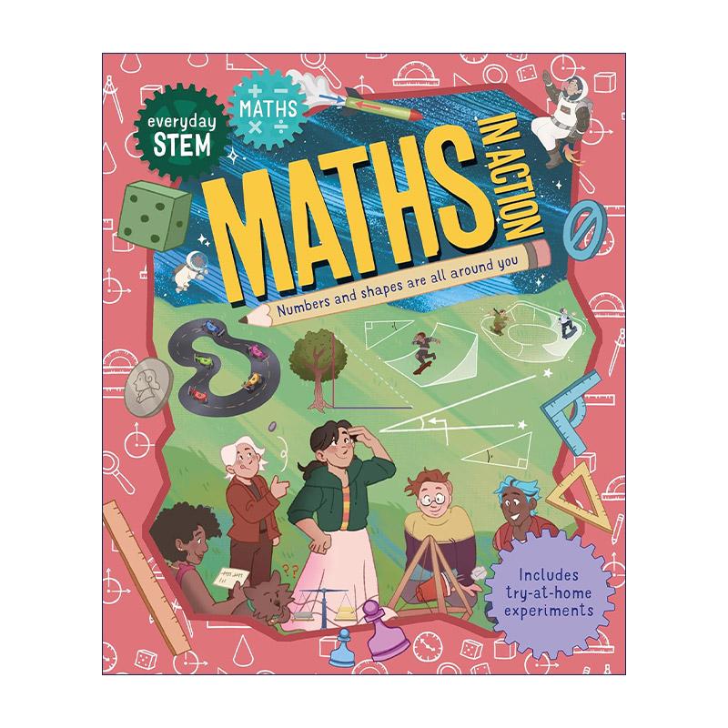 英文原版 Everyday STEM Maths Maths In Action 生活中的数学 数字与形状 儿童每日科学科普百科绘本 英文版进口英语原版书籍