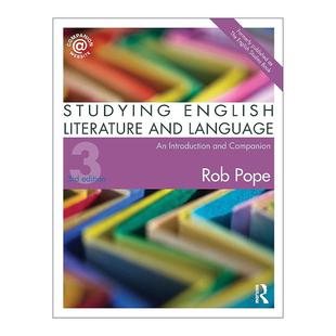 英文原版 Studying English Literature and Language 英语文学与语言研究 导论 第3版 英文版 进口英语原版书籍