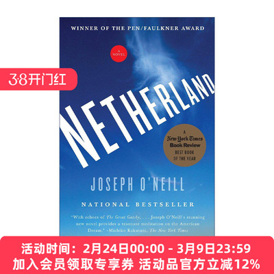 英文原版 Netherland (Vintage Contemporaries) 地之国 笔会/福克纳文学奖 Joseph O'Neill 英文版 进口英语原版书籍