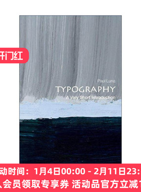 英文原版 Typography A Very Short Introduction 印刷术 牛津通识读本 英文版 进口英语原版书籍