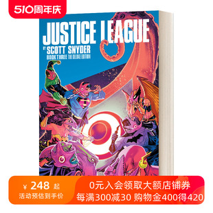 英文版 Deluxe Three Justice Book Edition 英文原版 DC漫画 League 精装 Scott 2018正义联盟精装 收藏版 Snyder 进口英语原