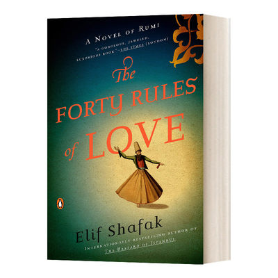 英文原版 The Forty Rules Of Love 爱的四十个法则 英文版 鲁米的小说 进口英语原版书籍