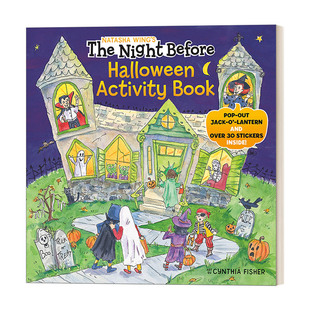 Before Book 英文原版 Night 英文版 书 万圣节前夜 Wing Halloween The 8岁儿童节日主题活动书 Activity 进口英语原版 Natasha