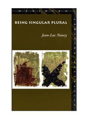 英文原版 Being singular plural 成为多元独体 让- 吕克·南希 英文版 进口英语原版书籍