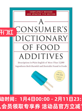 英文原版 A Consumer's Dictionary of Food Additives 消费者食品添加剂词典 第七版 饮食安全 英文版 进口英语原版书籍