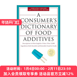 英文原版 A Consumer's Dictionary of Food Additives 消费者食品添加剂词典 第七版 饮食安全 英文版 进口英语原版书籍