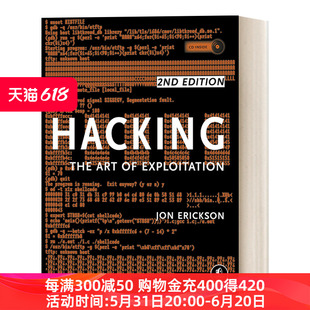进口英语原版 Art 漏洞发掘 2nd 英文原版 Exploitation 黑客之道 技术 计算机 Hacking 英文版 Edition 艺术 第二版 The 书籍
