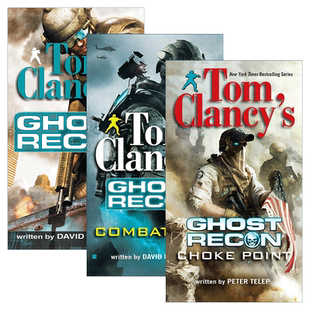 彩虹六号：幽灵行动系列3册 英文原版 Tom Clancy's Ghost Recon 惊悚悬疑间谍小说 Peter Telep 英文版 进口英语原版书籍