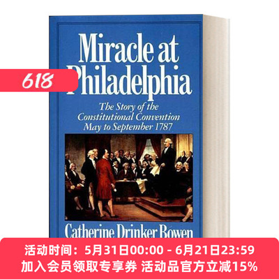 民主的奇迹 英文原版 Miracle at Philadelphia 美国宪法制定的127天 英文版 进口英语原版书籍