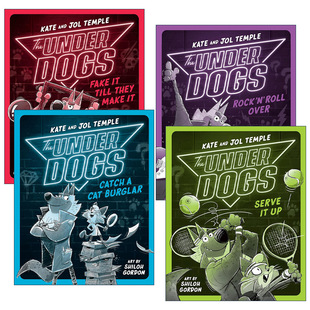 英文原版 Shiloh 进口英语原版 书籍 儿童侦探推理章节桥梁故事书 英文版 狗狗侦探系列4册 Underdogs The Gordon