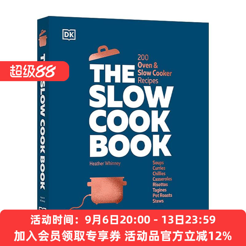 英文原版 慢炖书 200多个烤箱和慢炖锅食谱 The Slow Cook Book DK生活科普百科精装 英文版 进口英语原版书籍