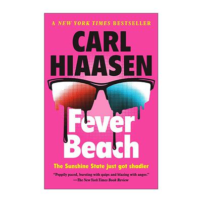 英文原版 Fever Beach 狂热沙滩 猫头鹰的叫声作者 纽伯瑞奖得主Carl Hiaasen 推理小说 英文版 进口英语原版书籍