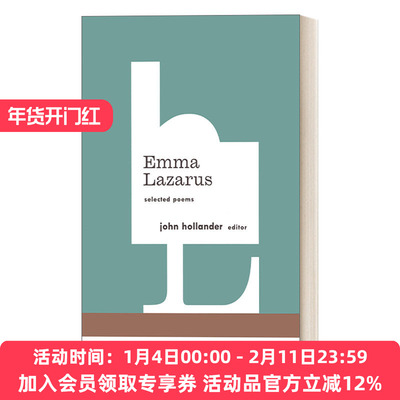 英文原版 Emma Lazarus Selected Poems American Poets Project #13 爱玛·拉札勒斯诗选 犹太裔美国女诗人 精装美国文库 进口书
