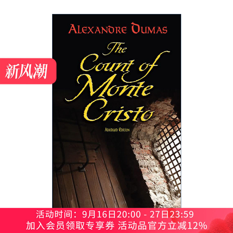 基督山伯爵 英文原版 The Count of Monte Cristo 节略版 Alexandre Dumas 英文版 进口英语原版书籍