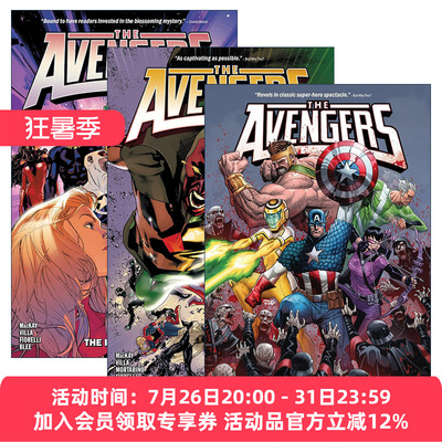 英文原版 Avengers By Jed Mackay 复仇者联盟系列1-3册 漫威漫画 不可能之城 暮光之梦 血猎 英文版 进口英语原版书籍