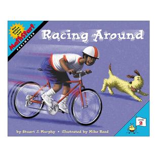 英文原版 Mathstart Level 2 Racing Around 数学启蒙绘本2级 英文版 进口英语原版书籍