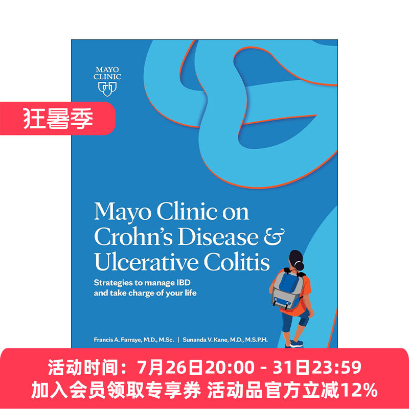 英文原版 Mayo Clinic on Crohn's Disease & Ulcerative Colitis 梅奥克罗恩病与溃疡性结肠炎指南 IBD 治疗 改善 进口英语书籍