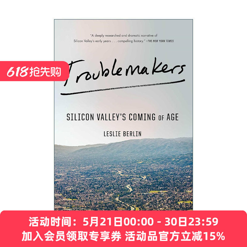 英文原版 Troublemakers 硅谷搅局者 英文版 进口英语原版书籍