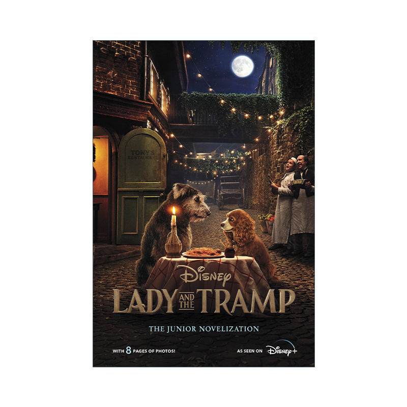 小姐与流浪汉 英文原版 Lady and the Tramp 迪士尼动画电影小说 英文版 进口英语原版书籍