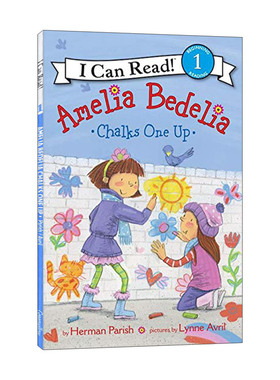 阿米莉亚 英文原版 Amelia Bedelia Chalks One Up 糊涂女佣分级阅读 I Can Read Level 1 英文版 进口英语原版书籍