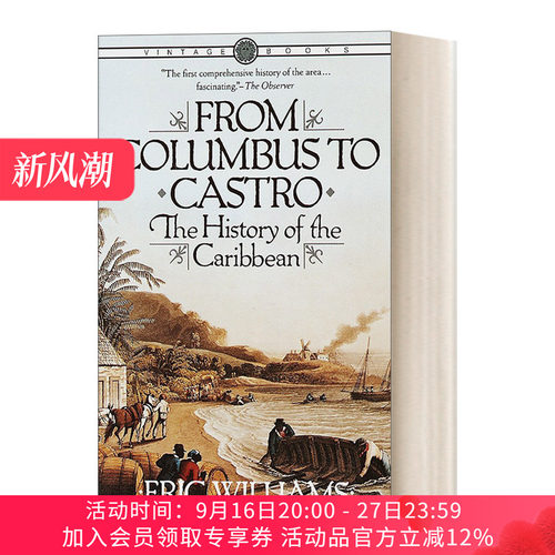 英文原版 From Columbus to Castro 从哥伦布到卡斯特罗 1492-1969年的加勒比历史 Eric Williams 英文版 进口英语原版书籍